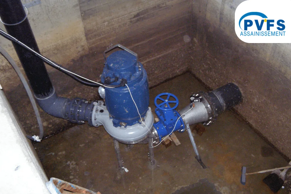 Pompe de relevage pour sous-sol et cave de pavillon (buanderie, WC, salle d'eau)